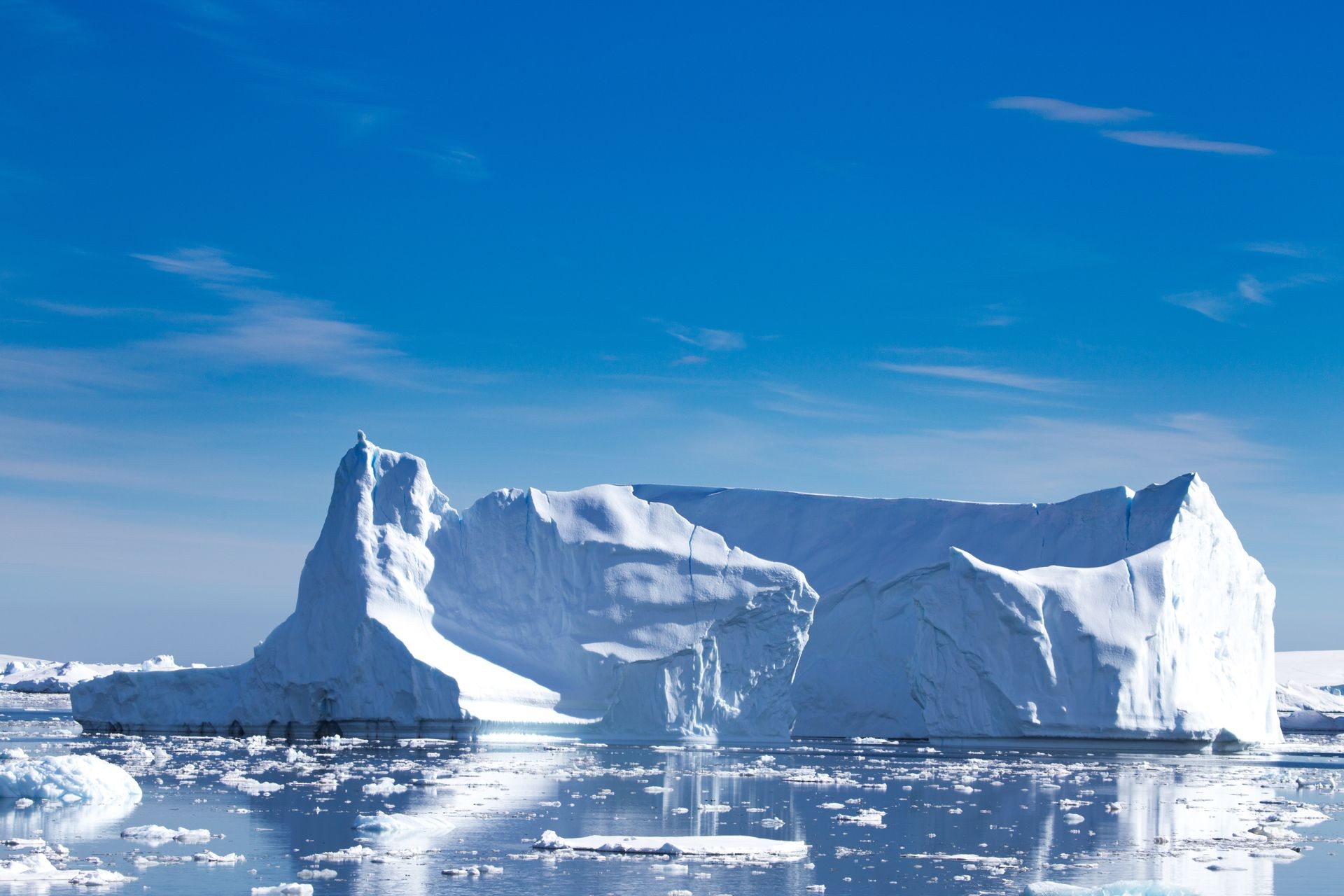 A beautiful Iceberg in Pleneau Bay, Port Charcot, Antarctica A beautiful Iceberg in Pleneau Bay, Port Charcot, Antarctica